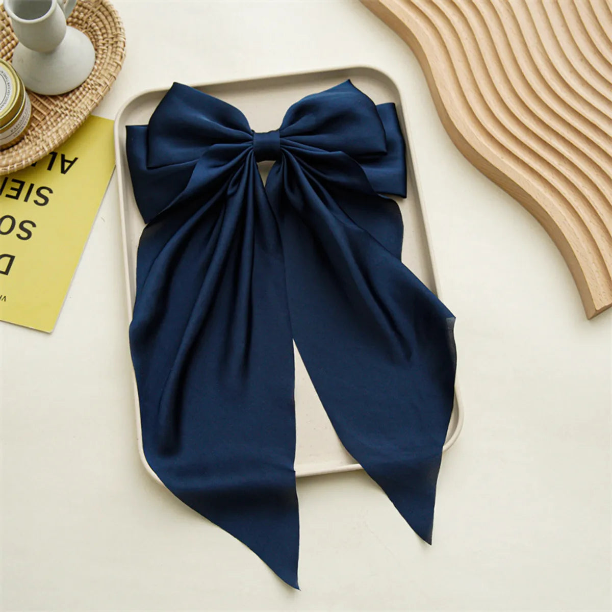 Women'S Fashion Bow Knot Cloth Hair Clip