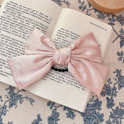 Fashion Bow Knot Cloth Pleated Hair Clip 1 Piece