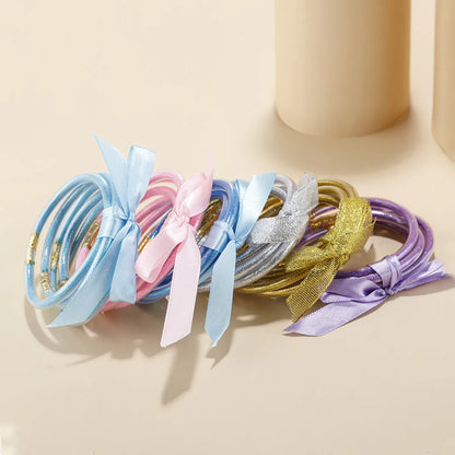 Fashion Bow Knot Plastic Bracelets