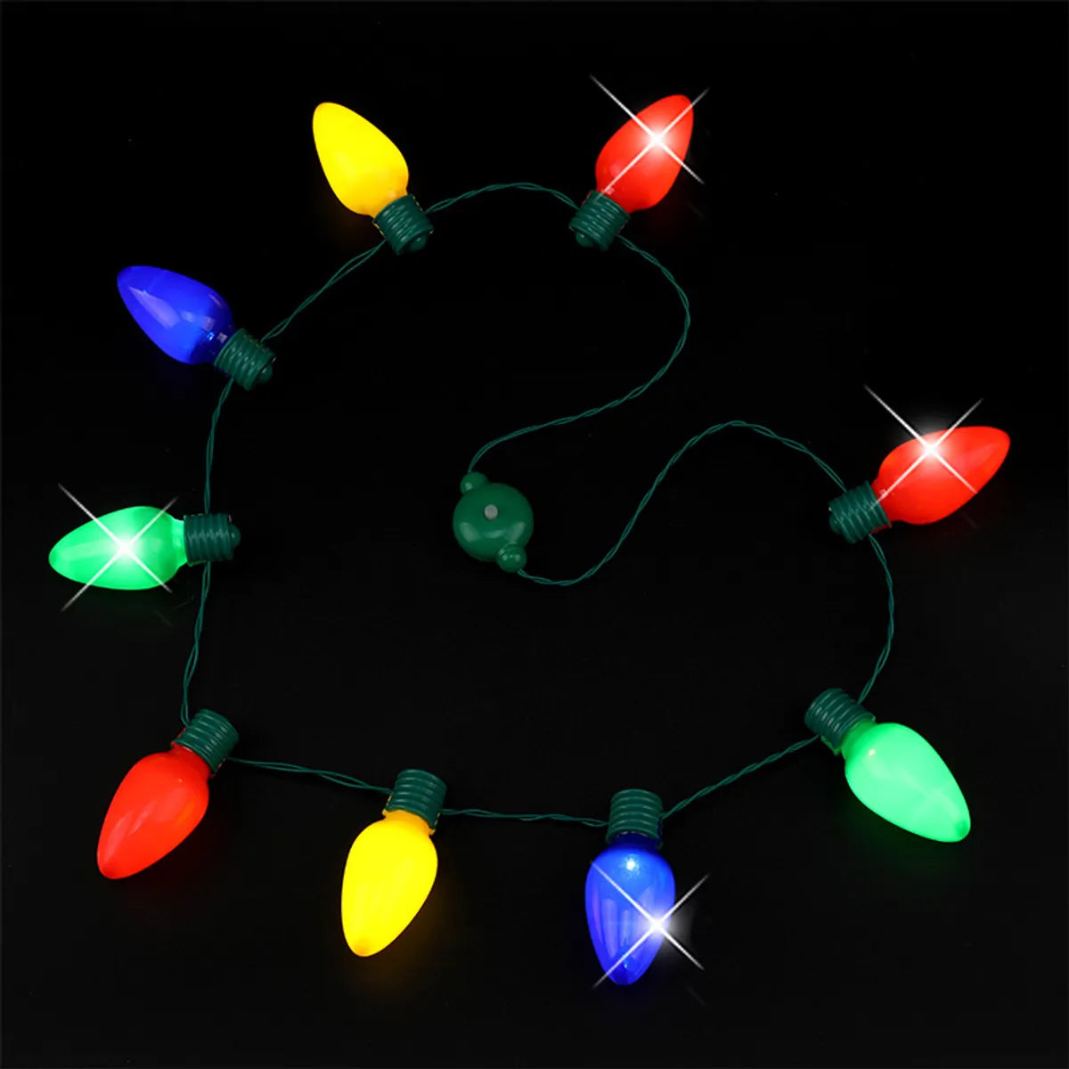 Fashion Bulb Plastic Unisex Necklace