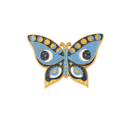 Fashion Butterfly Alloy Enamel Women'S Brooches