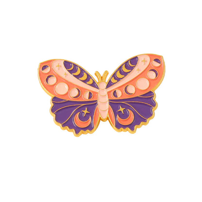 Fashion Butterfly Alloy Enamel Women'S Brooches