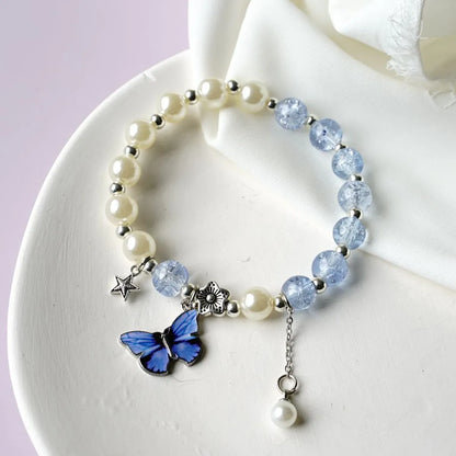 Fashion Butterfly Alloy Flowers Bracelets