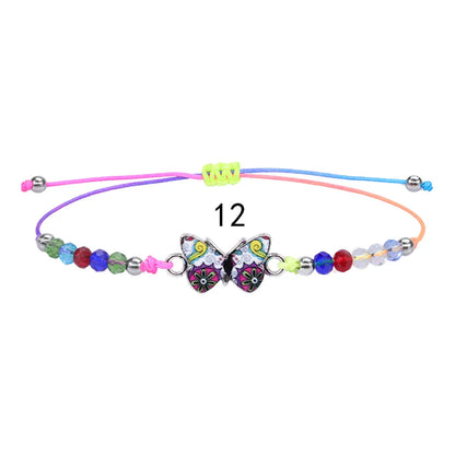 Fashion Butterfly Alloy Knitting Women'S Bracelets 1 Piece