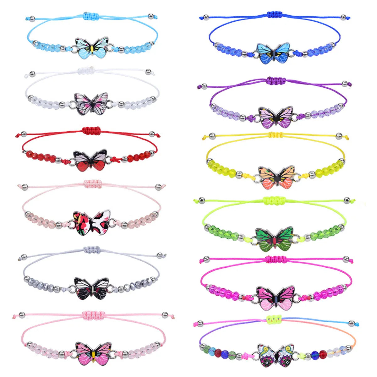 Fashion Butterfly Alloy Knitting Women'S Bracelets 1 Piece