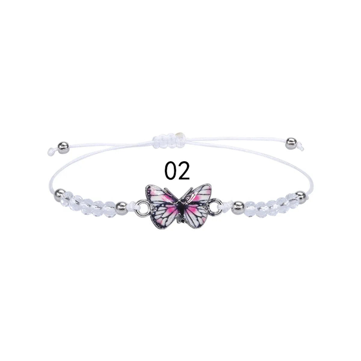 Fashion Butterfly Alloy Knitting Women'S Bracelets 1 Piece