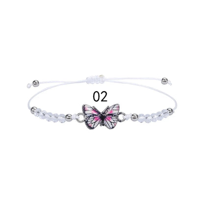 Fashion Butterfly Alloy Knitting Women'S Bracelets 1 Piece