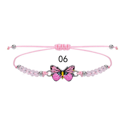 Fashion Butterfly Alloy Knitting Women'S Bracelets 1 Piece