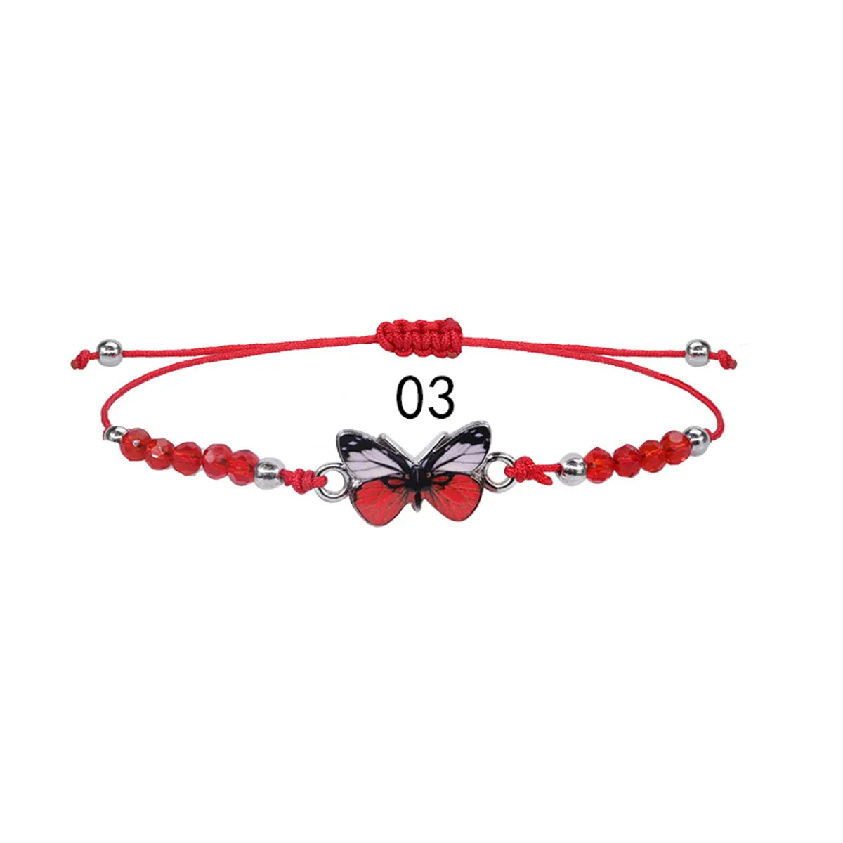 Fashion Butterfly Alloy Knitting Women'S Bracelets 1 Piece