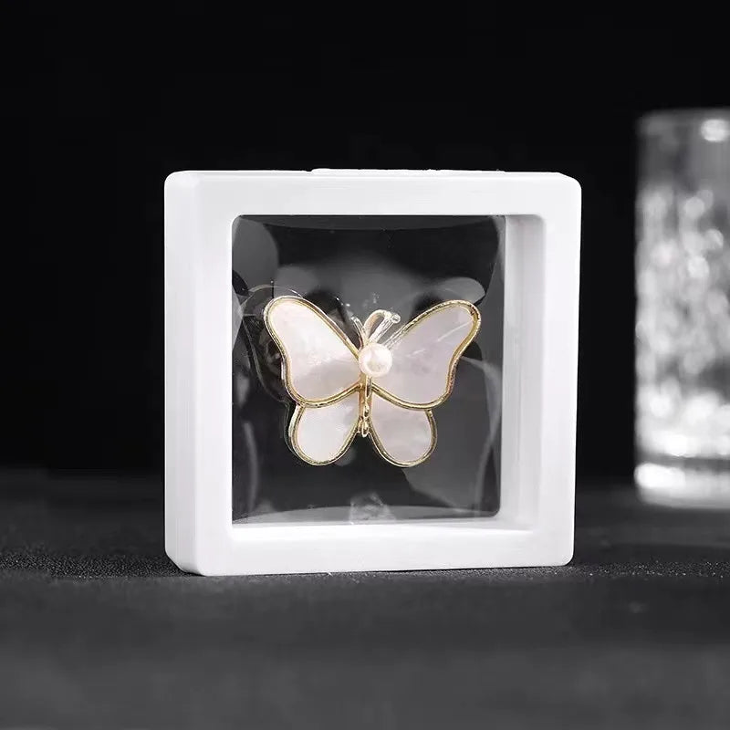 Fashion Butterfly Alloy Plating Artificial Pearls Women'S Brooches