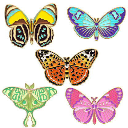 Fashion Butterfly Alloy Plating Unisex Brooches