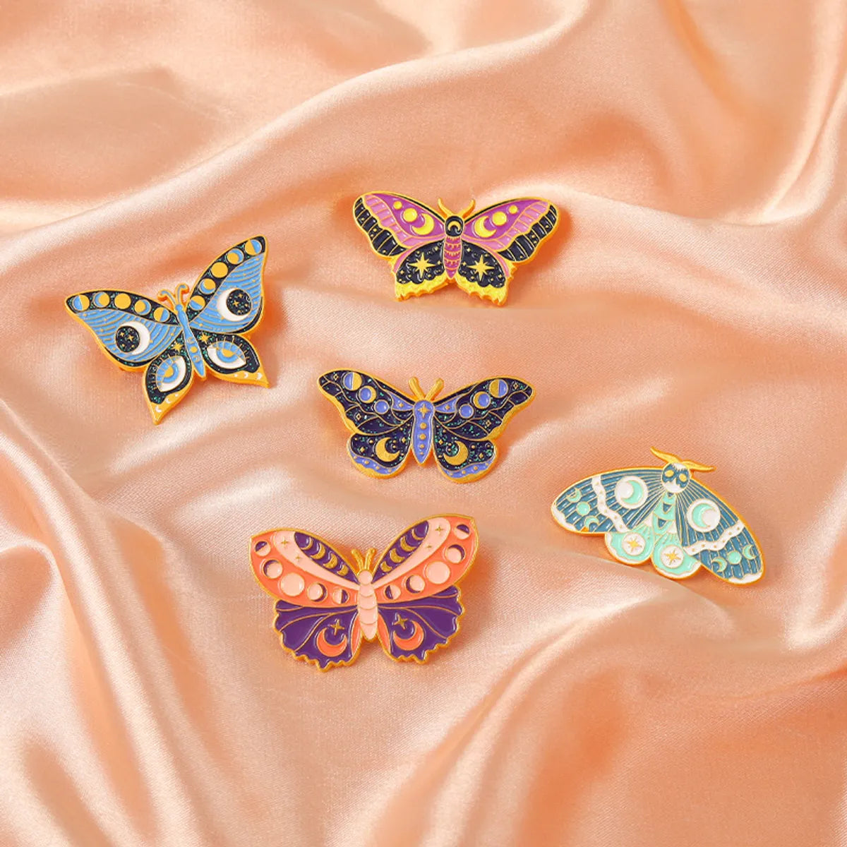 Fashion Butterfly Alloy Plating Unisex Brooches