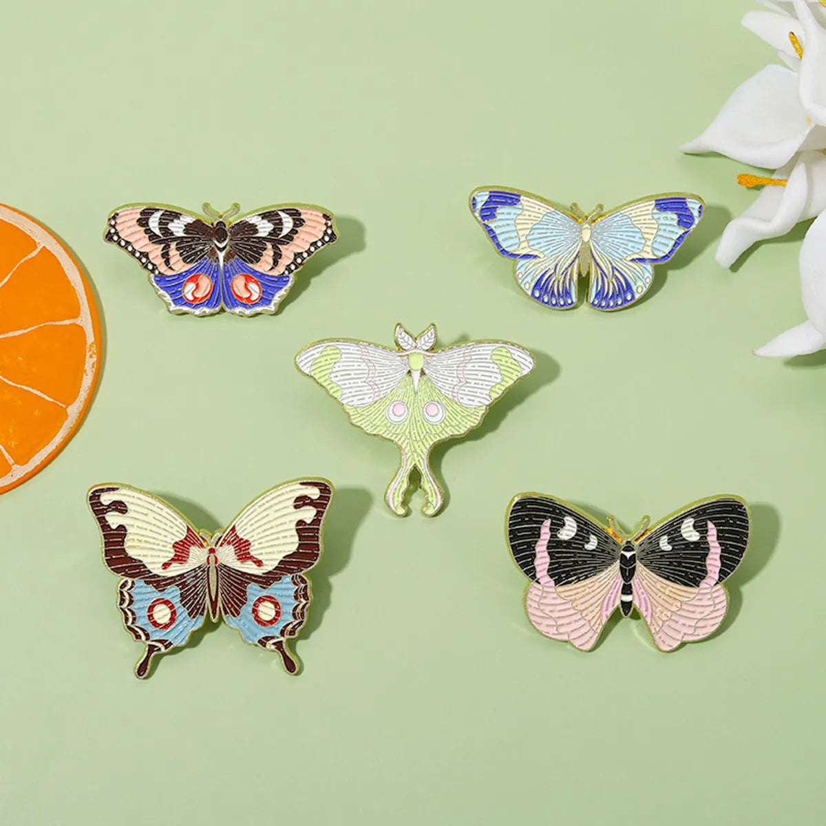 Fashion Butterfly Alloy Plating Women'S Brooches