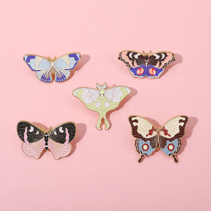 Fashion Butterfly Alloy Plating Women'S Brooches