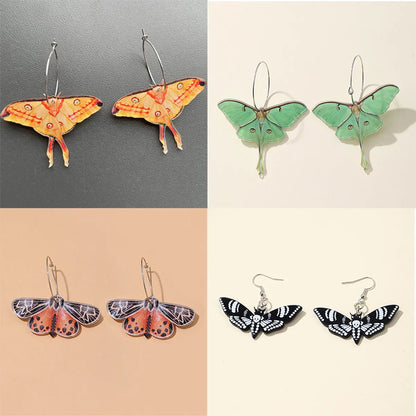 Fashion Butterfly Arylic Alloy Women's Earrings 1 Pair