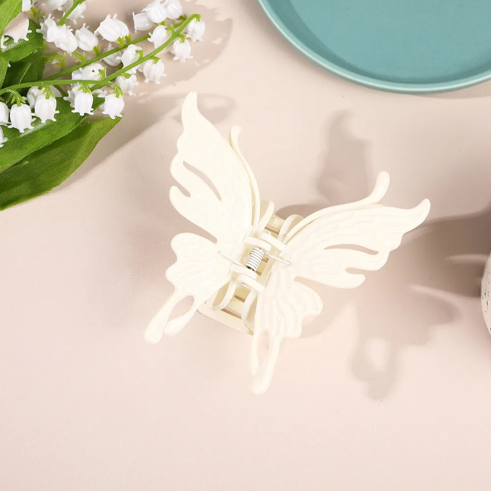 Fashion Butterfly Plastic Hair Claws