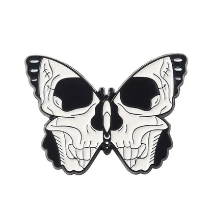 Fashion Butterfly Skull Alloy Plating Unisex Brooches