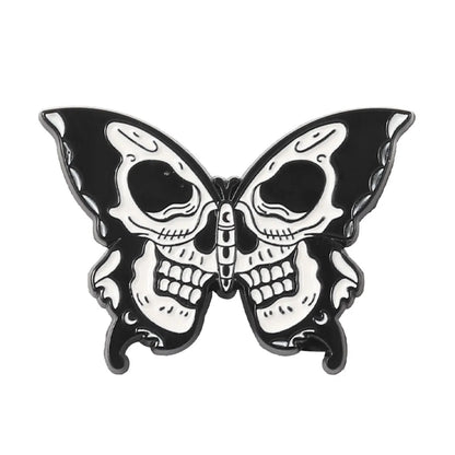 Fashion Butterfly Skull Alloy Plating Unisex Brooches