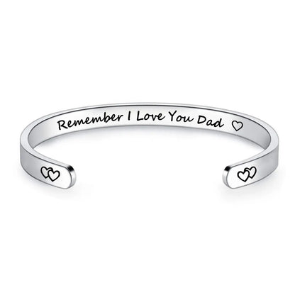 Fashion C Shape Letter Stainless Steel Bangle