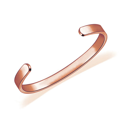 Fashion C Shape Letter Stainless Steel Bangle