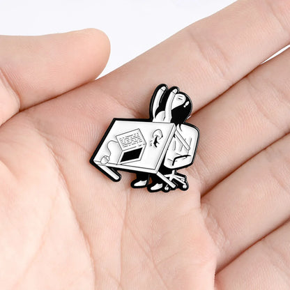 Fashion Cartoon Alloy Stoving Varnish Unisex Brooches