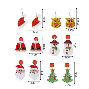 Fashion Cartoon Arylic Printing Women's Earrings 1 Pair