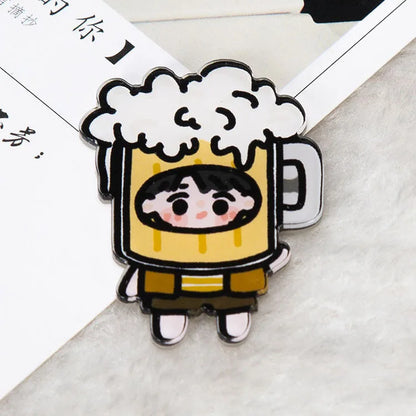 Fashion Cartoon Arylic Unisex Brooches