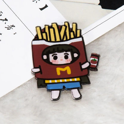 Fashion Cartoon Arylic Unisex Brooches