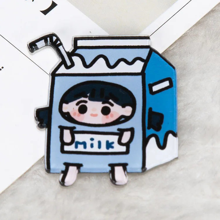 Fashion Cartoon Arylic Unisex Brooches