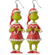 1 Pair Fashion Cartoon Character Carving Arylic Drop Earrings