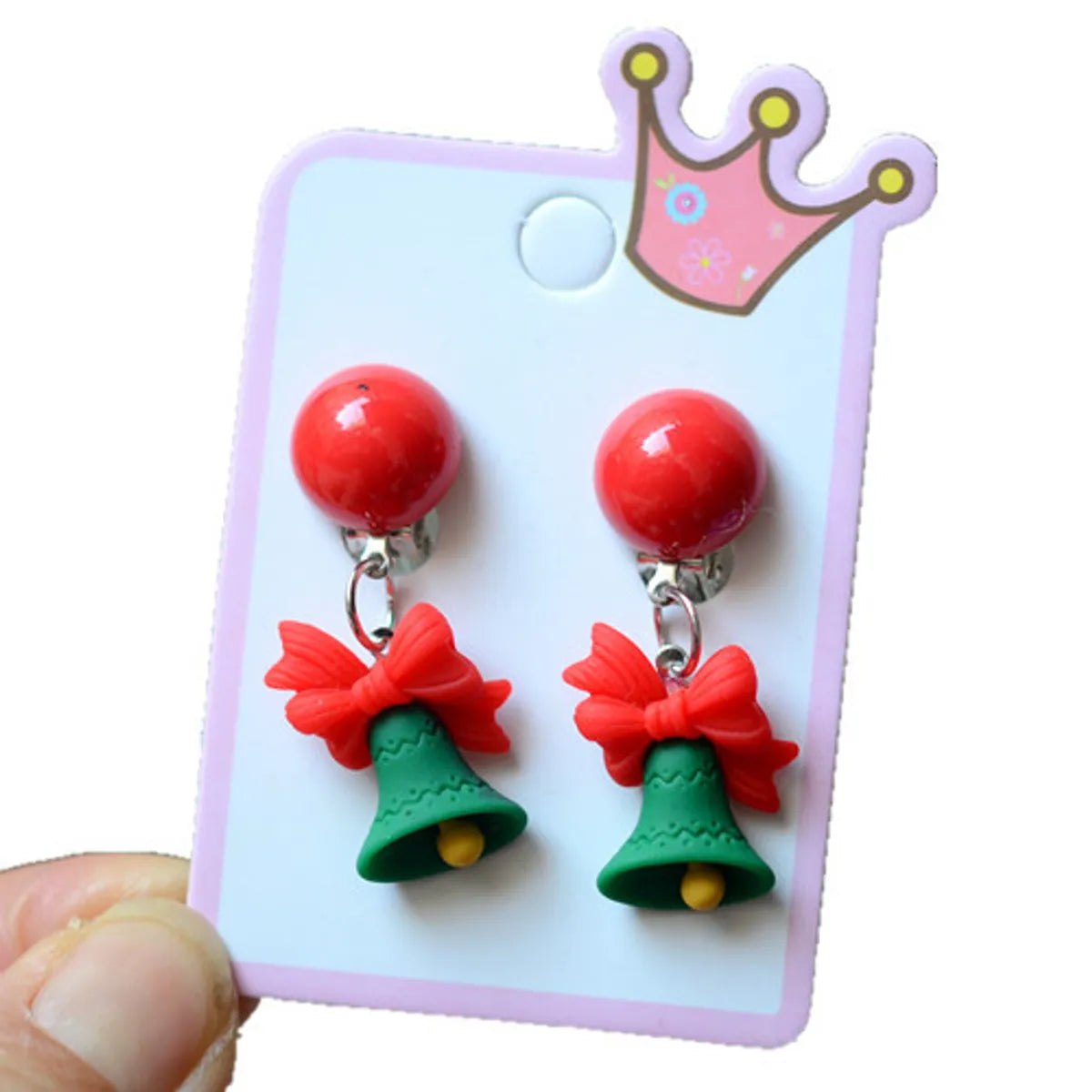 Fashion Cartoon Character Plastic Christmas Kid'S Ear Clips