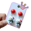 Fashion Cartoon Character Plastic Christmas Kid'S Ear Clips