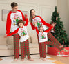 Fashion Cartoon Cotton Pants Sets Straight Pants T-Shirt Family Matching Outfits