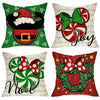 Fashion Cartoon Linen Pillow Cases