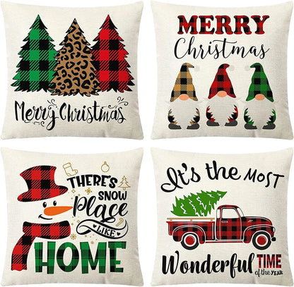 Fashion Cartoon Linen Pillow Cases