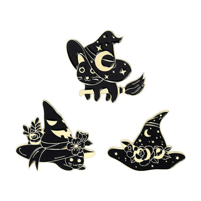 Fashion Cat Alloy Stoving Varnish Unisex Brooches