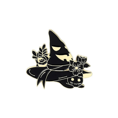 Fashion Cat Alloy Stoving Varnish Unisex Brooches