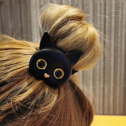 Fashion Cat Arylic Handmade Hair Tie 1 Piece