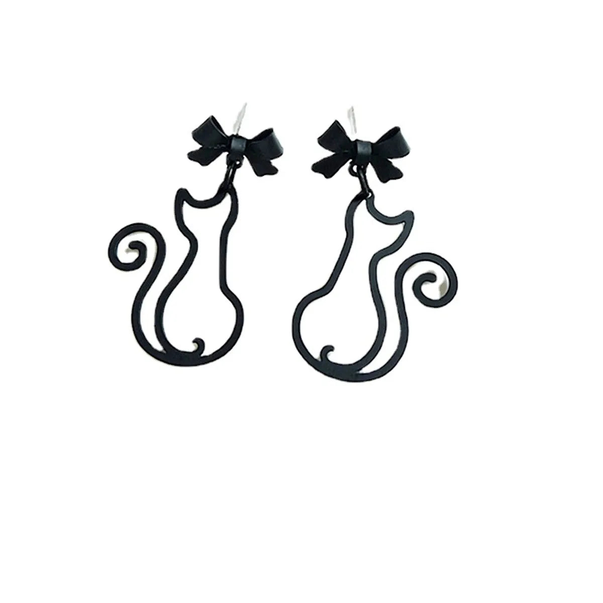 Fashion Cat Metal Plating Women's Drop Earrings 1 Pair