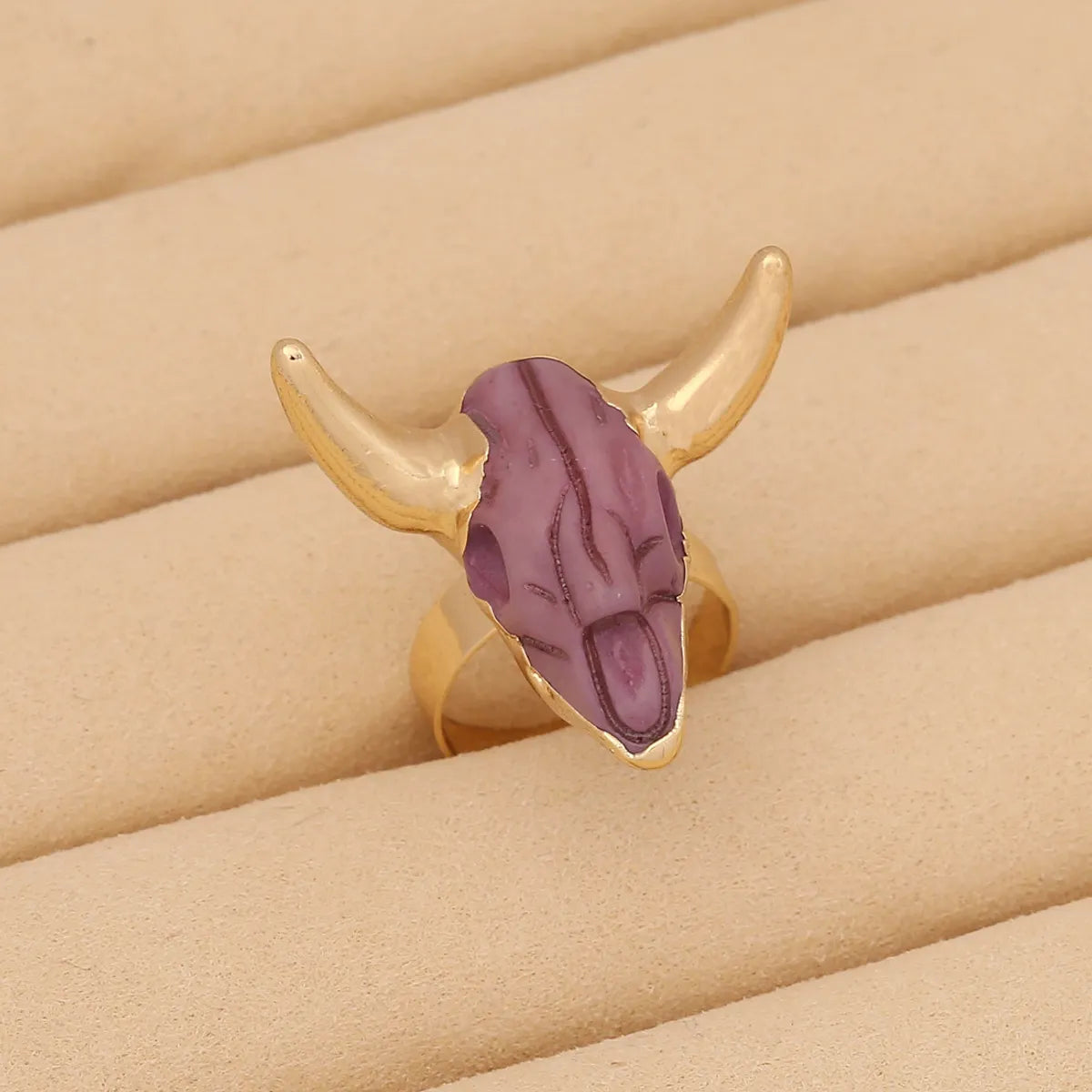 Fashion Cattle Resin Women'S Rings