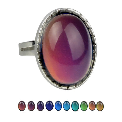 Fashion Charm Retro Gemstone Color Changing Ring