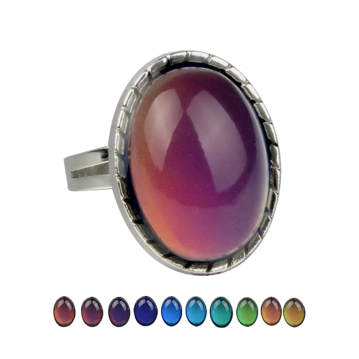 Fashion Charm Retro Gemstone Color Changing Ring