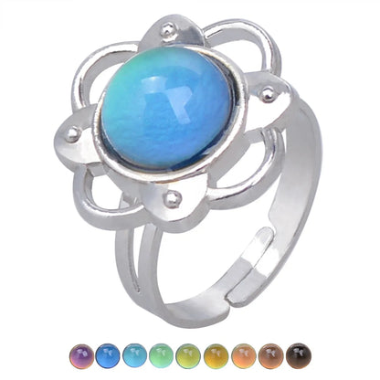 Fashion Charm Retro Gemstone Color Changing Ring