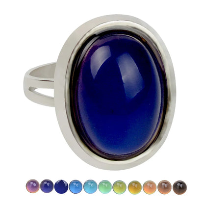 Fashion Charm Retro Gemstone Color Changing Ring