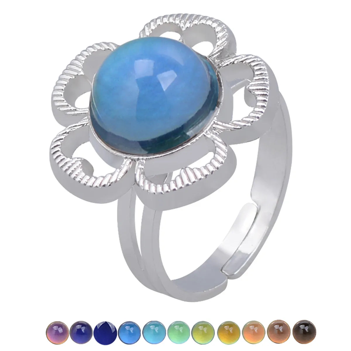 Fashion Charm Retro Gemstone Color Changing Ring