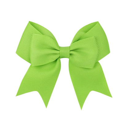 Fashion Children'S Hair Accessories Simple Bow Candy Color Hair Clip