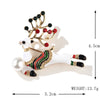 Fashion Christmas Hat Christmas Tree Snowman Alloy Inlay Rhinestones Unisex Brooches