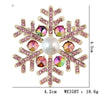 Fashion Christmas Hat Christmas Tree Snowman Alloy Inlay Rhinestones Unisex Brooches