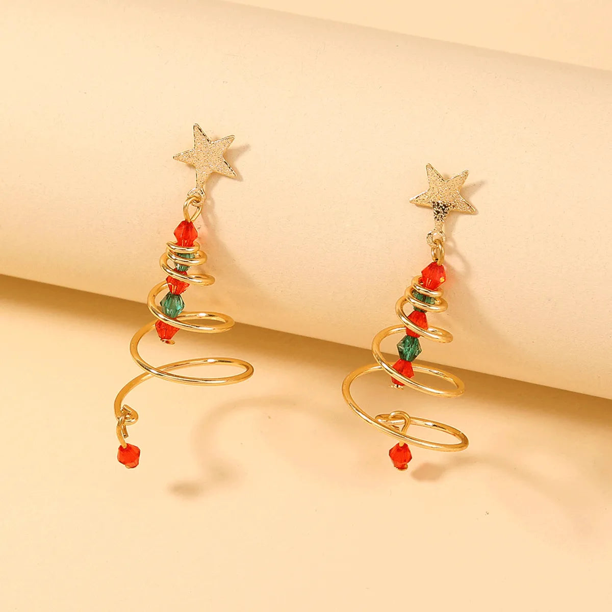 Fashion Christmas Hat Santa Claus Arylic Enamel Plating Women's Drop Earrings 1 Pair