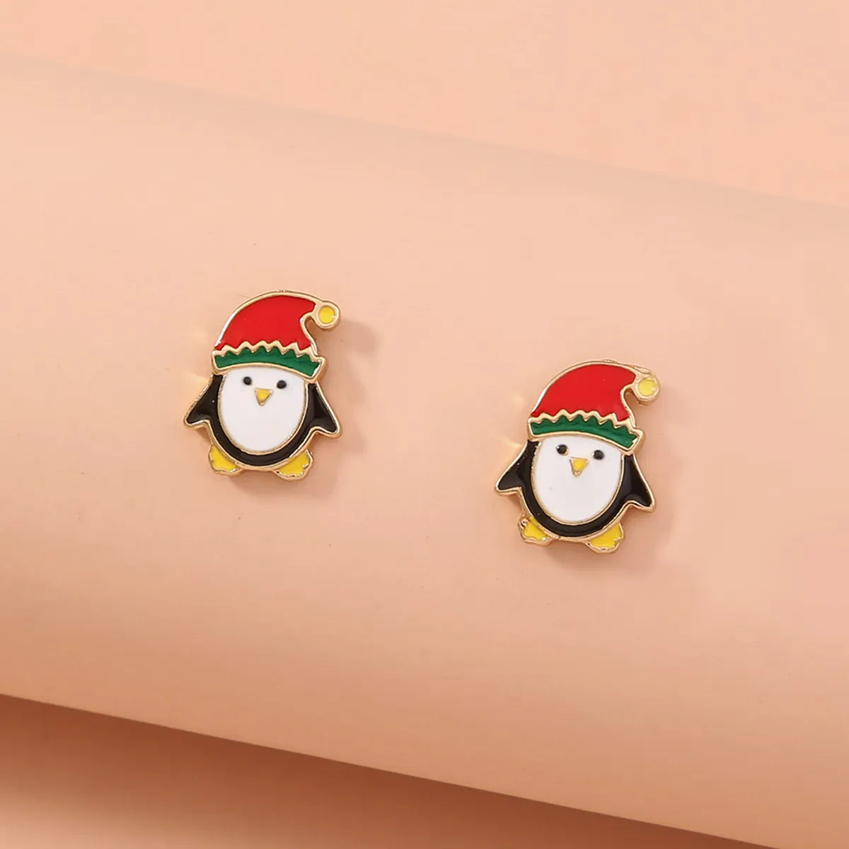 Fashion Christmas Hat Santa Claus Arylic Enamel Plating Women's Drop Earrings 1 Pair